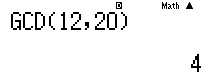 Greatest common divisor and lowest common multiple
