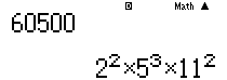 Prime factorisation