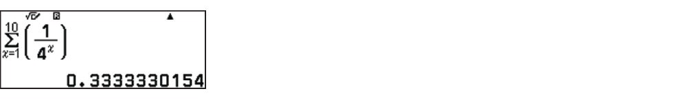 fx-8200 AU Sequence Summation
