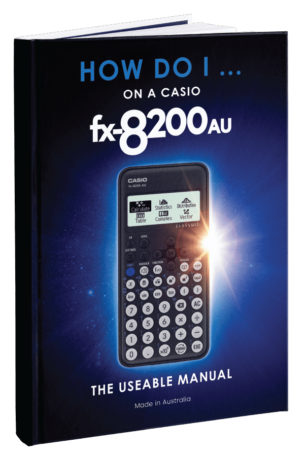 CASIO fx-8200 AU Manual