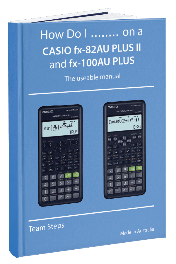 CASIO fx-82AU PLUS II and fx-100AU PLUS Manual