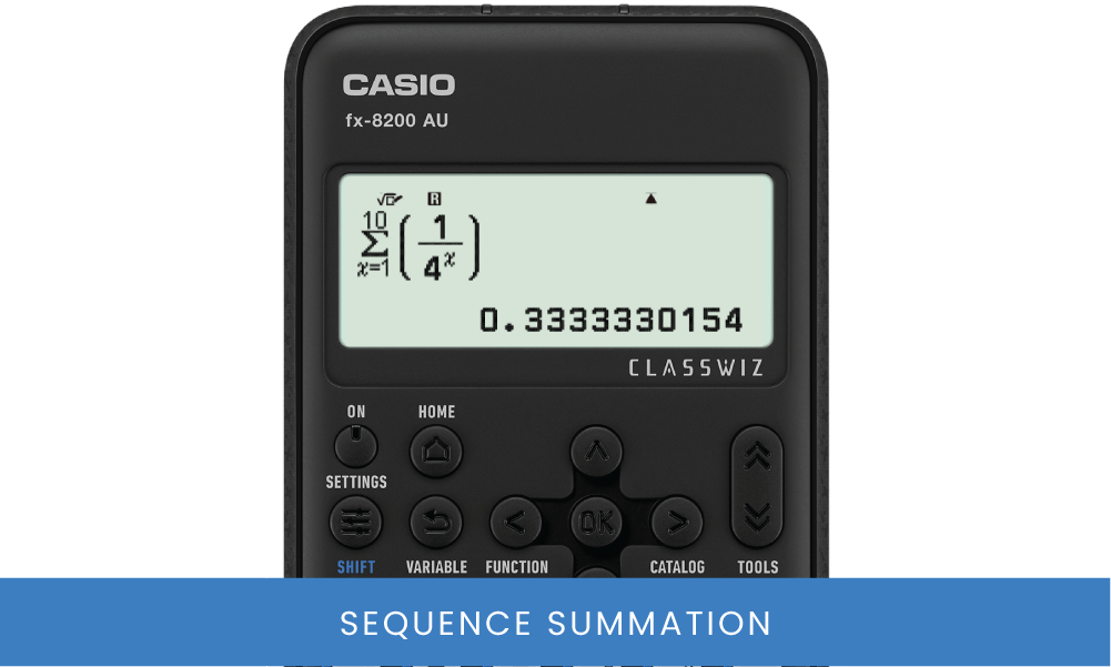 fx-8200 AU Summation of a Series
