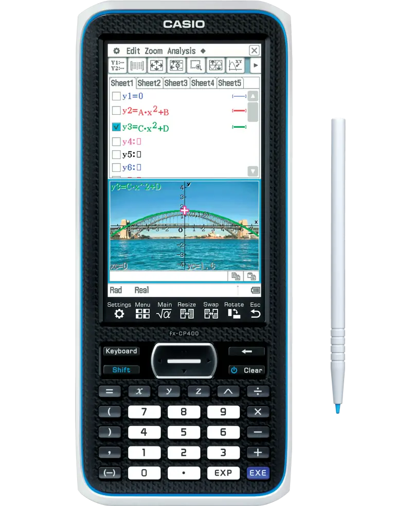 fx-CP400 ClassPad II CAS calculator | Casio Education Australia