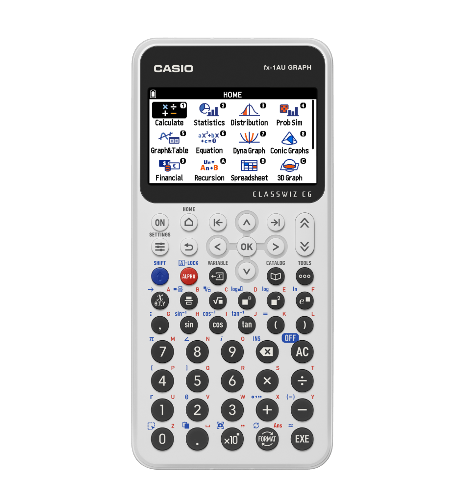 fx-1AU GRAPH | Graphics calculator for Australia, approved by QCAA, SACE & IBDP
