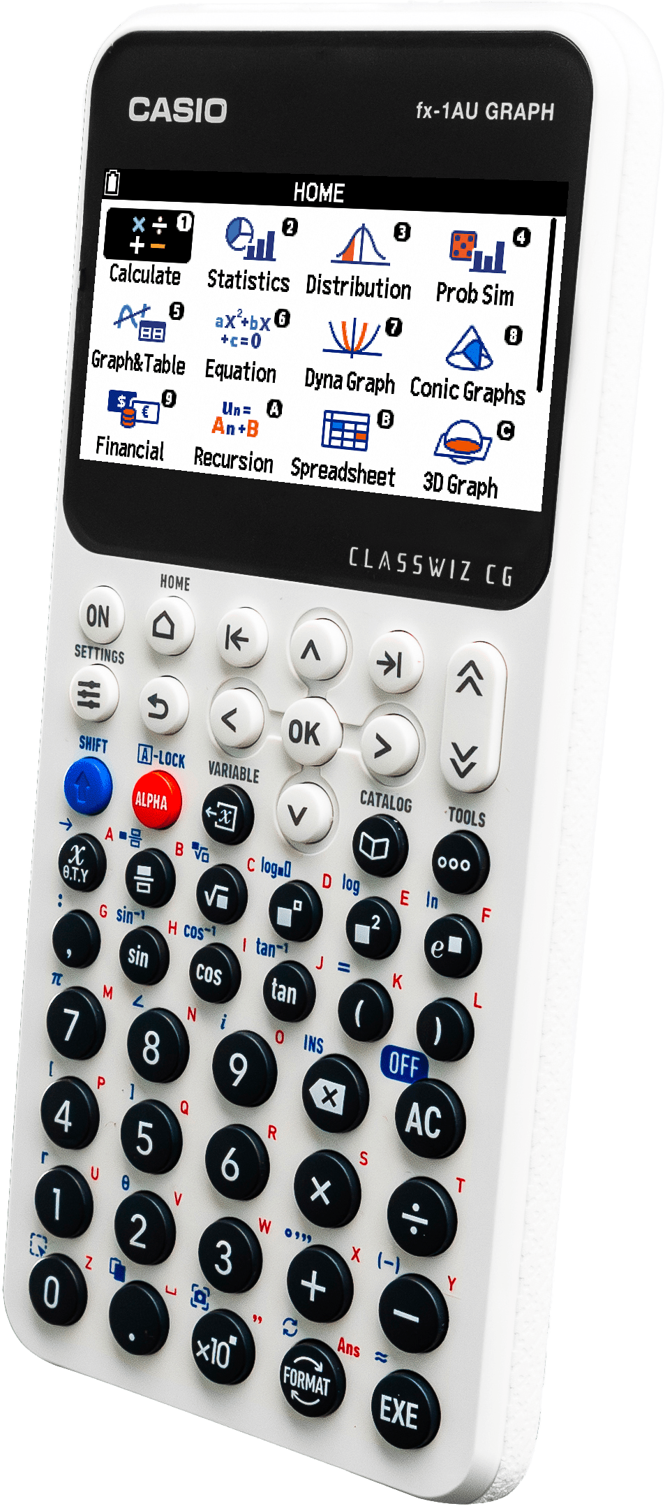 fx-1AU GRAPH, approved for use by QCAA, SACE and IBDP